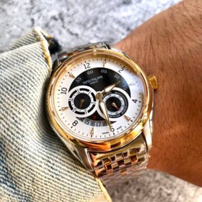  PATEK PHILIPPE Italian Cowhide Style  8219 Automatic Movement White 39mm Watch